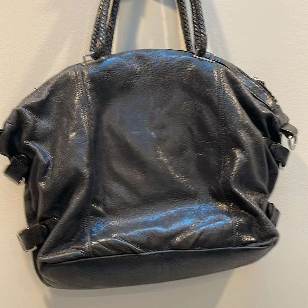 Vintage Lamb grey handbag. Large size - Picture 6 of 16